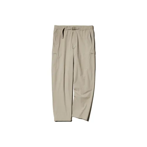 UNIQLO Бежевые Мужские Повседневные Штаны