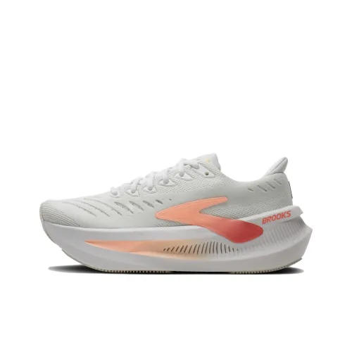 Brooks Тренировочные Беговые Кроссовки Женские Белые Розовые