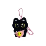 Большеглазый черный кот - Розовый шнурок - Сумка