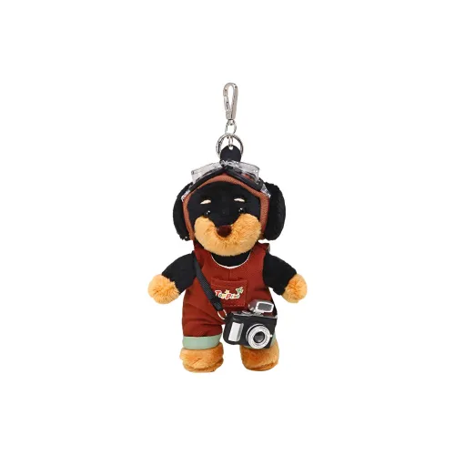 X3COMMUNE Ugly Cute Такса Pilot Plush Подвеска Высота 16 см