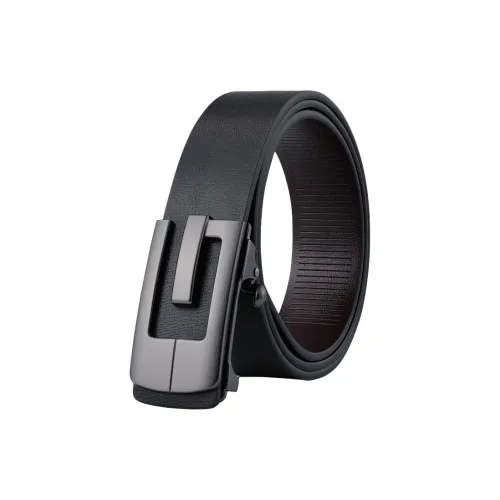 Крокодил Спилок коровьей кожи Два слоя Кожаные ремни Мужской Ширина корпуса 3,5CM