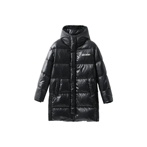 DAWEIBEIKEN Черный Унисекс Пуховики