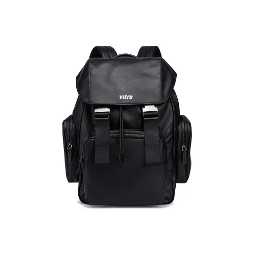 VITRO ПУ (полиуретан) Рюкзак Стандартный Мужской Черный V Клетка