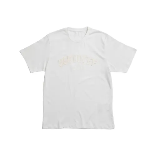 SSSTUFFF Университетский Пэчворк Футболка T Рубашка Унисекс