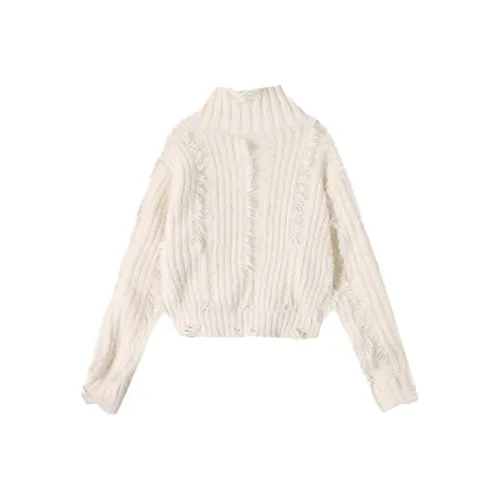 IWZI Экрю Женская Трикотажная одежда