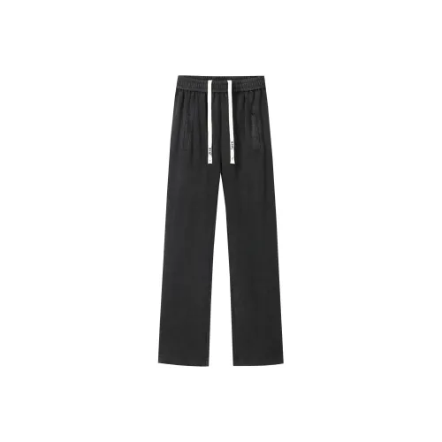 OXRL Черный Потертый Унисекс Повседневные Штаны