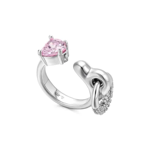 Симпсоны Медный Crossing Вакуум Платиновые кольца Унисекс