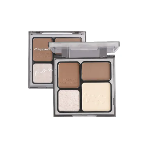 MAXFINE 3D-эффект Резьба Кисть для хайлайтера Тень Палетка All In One Палетки