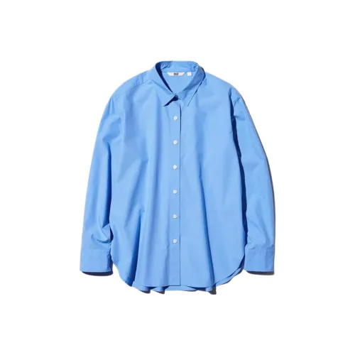 UNIQLO Sky Blue Женские Рубашки