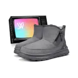 Серый с флисовой подкладкой