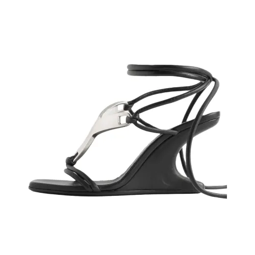 Rick Owens RO Cantilever 8 HYDRA One Ремень Сандалии 8 см Женские Черный