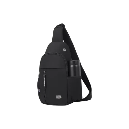 SEPTWOLVES Сумка через плечо Сумка на плечо Сумка-слинг Средняя Мужская Черная
