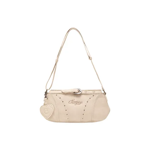 Champion Синтетическая кожа Сумка через плечо Унисекс Молочно-белый Бархат Коричневый