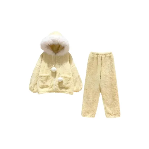 MUQINGQING Заварной Комплекты одежды Женские Пижамные комплекты