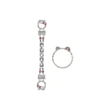 Серебряный+Серебряный Чехол в форме ромба