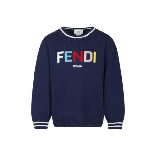 FENDI Синий Kids Свитера
