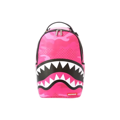 SPRAYGROUND Веганский кожаный рюкзак унисекс камуфляж розовый
