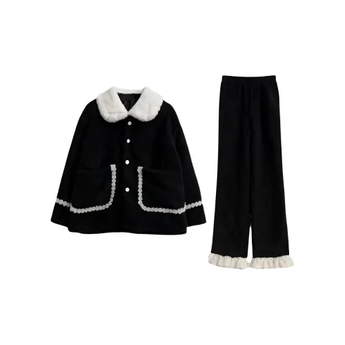 MUQINGQING Вдохновленный Chanel Набор Женские Пижамные Комплекты