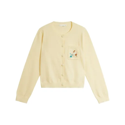 Inman Светло-желтый Женский Трикотаж