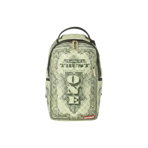 SPRAYGROUND Кожа Рюкзак Унисекс Зеленый