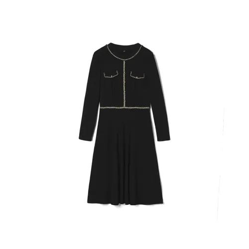 Mapping Длинное платье с длинными рукавами женское