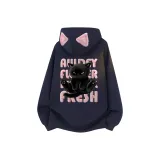 Тяжелый полиэстер-хлопок, темно-синий (с флисовой подкладкой)