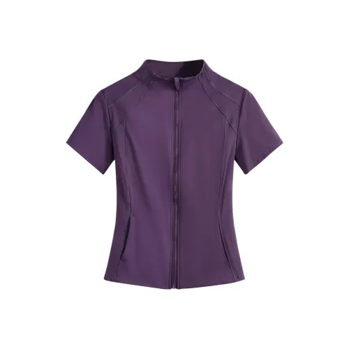 WANTINGDINUO Тренировочная одежда Быстросохнущая Куртка Кардиган На открытом воздухе Велосипедная одежда Женская Одиночная упаковка Танцевальная тренировочная одежда