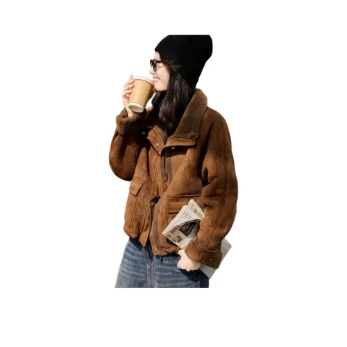 Langqing Кофе Подарочный набор OF Serenity Бренд Наклеенный Женское короткое пальто