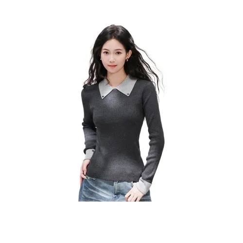 BEAR UNION Угольный Серый Женский Трикотаж