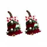 Красный зеленый шар, украшение для рождественской елки [материал: 2 шт]