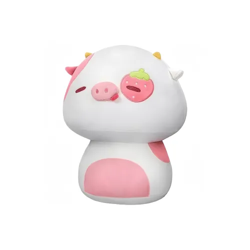 WANTONGLE Гриб Голова Клубничный Little Cow Поросенок Куклы Плюшевая кукла 25см 36см Длина тела