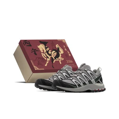 SALOMON XA PRO 3D Амортизация Поддержка Низкий Верх Траил Бег Тренировка Беговые Кроссовки Унисекс Черный Серый