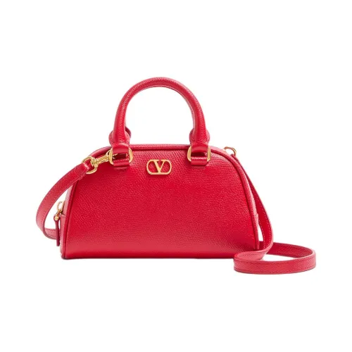 Valentino Vlogo Signature Корова Кожа Сумка Мини Женская Настоящий Красный