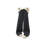 Чёрные клетчатые штаны