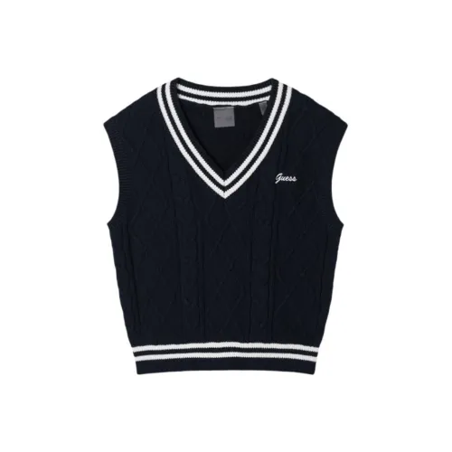 GUESS Женские майки темно-морского синего цвета