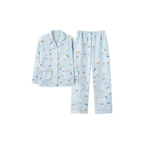 MADALLO Синий Женский Пижамный Комплект