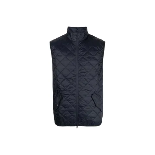 BARBOUR Темно-синие мужские жилеты