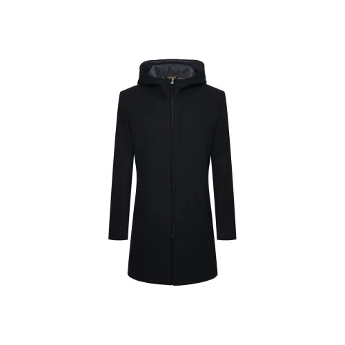 SAINT ANGELO Черное Унисекс Пальто