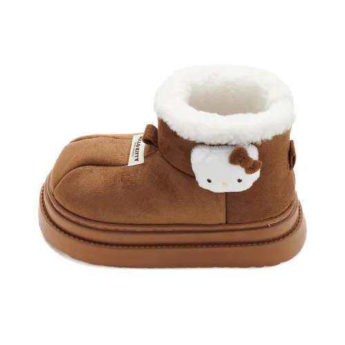 Hello Kitty x Sanrio Устойчивые к истиранию Увеличивающие высоту Короткие Снежные ботинки Женские
