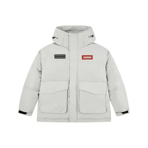 QIAODAN Dry Taiqing Серый Мужской Пуховик