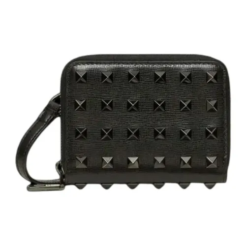 Valentino Телячья кожа Кошелек Большой Женские Черный