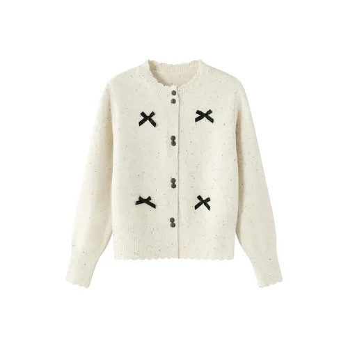 SOIE Белый Женский Трикотаж