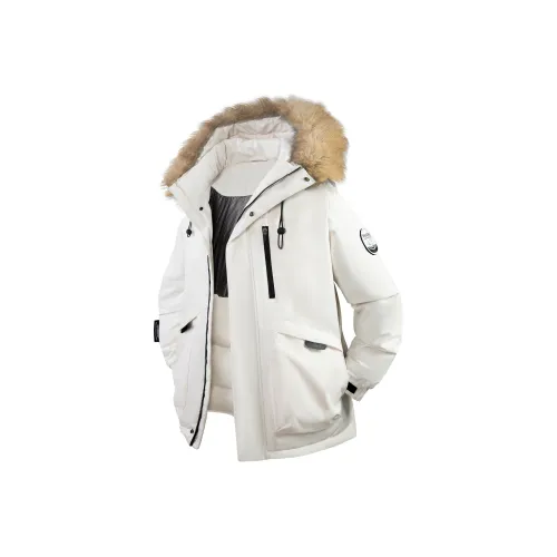 FAIRWHALE Хлопковый пуховик пальто унисекс