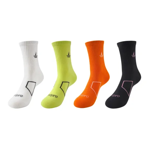 NAVIGARE [4 пачки] Смешанные цвета Мужские носки до икры MID