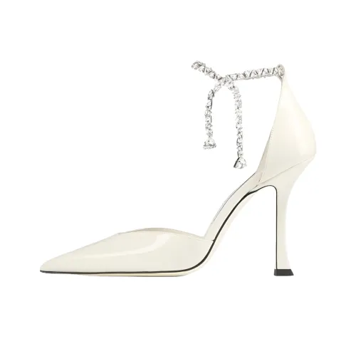 Jimmy Choo Stevie Низкий каблук Высокие каблуки 10 см Женские Латте