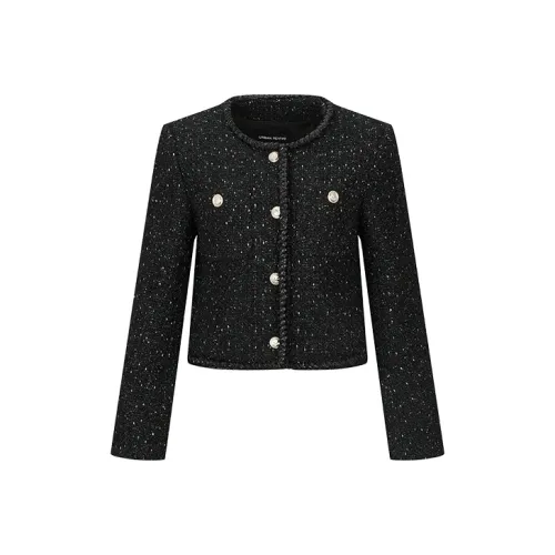 URBAN REVIVO Черные Женские Куртки