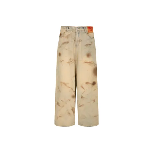 COZYDOLL Wasteland Brown Unisex Jeans
