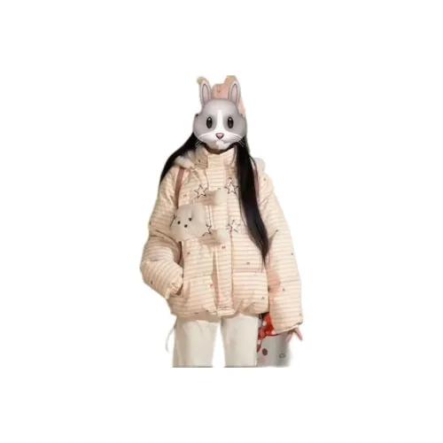 PAZZO С капюшоном пуховая куртка женская пуховик (пуф)