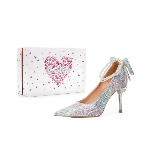 GROUNDZERO Высокие каблуки 6 см Женские Радужный