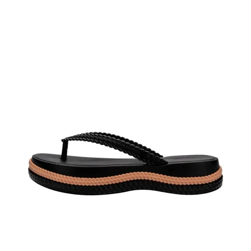 Melissa Abrasion Resistant Шлепанцы Женские Черные